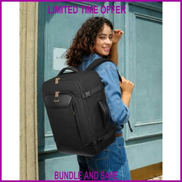 Large 40L Travel Backpack TSA Approved Laptop Carry On Weekender Bag main image 4